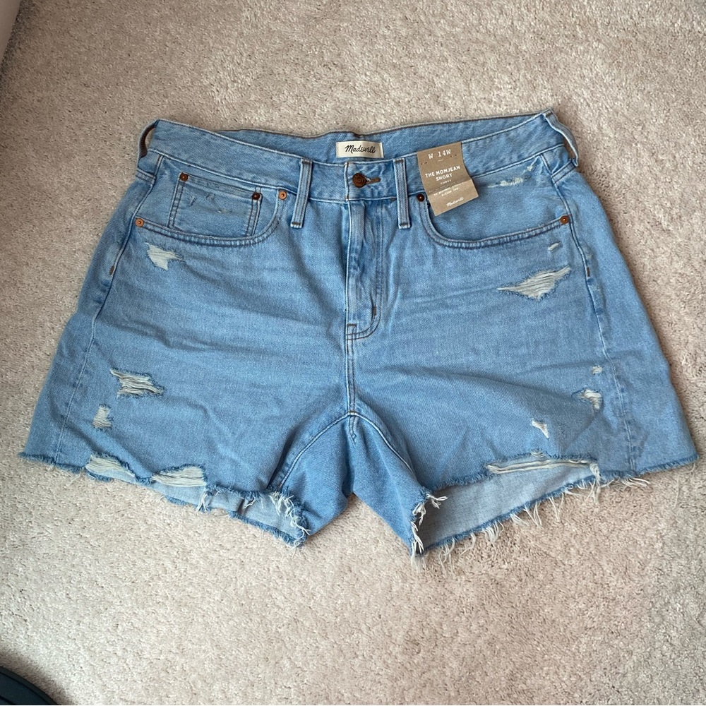 Madewell The Mom Jean Curvy Short